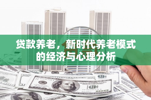 南化贷款养老，新时代养老模式的经济与心理分析
