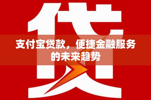 镇康支付宝贷款，便捷金融服务的未来趋势