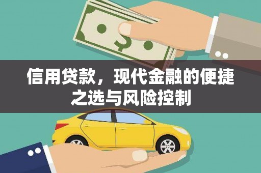 南屯信用贷款，现代金融的便捷之选与风险控制