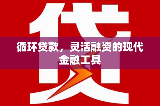 临安循环贷款，灵活融资的现代金融工具
