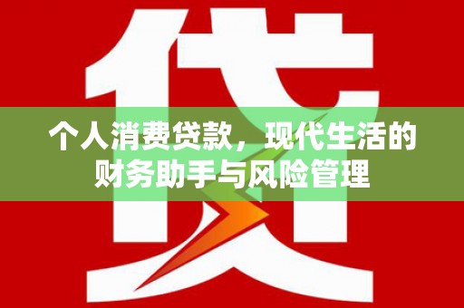 西山个人消费贷款，现代生活的财务助手与风险管理