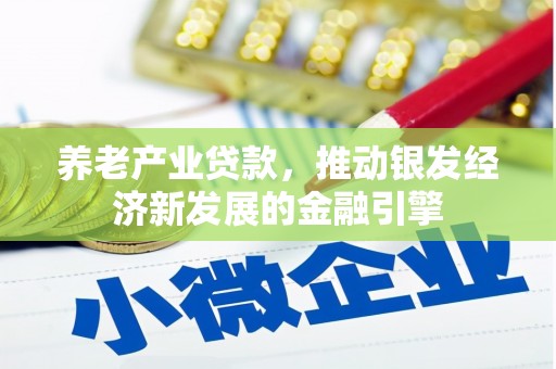 新界养老产业贷款，推动银发经济新发展的金融引擎