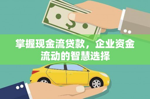渭源掌握现金流贷款，企业资金流动的智慧选择