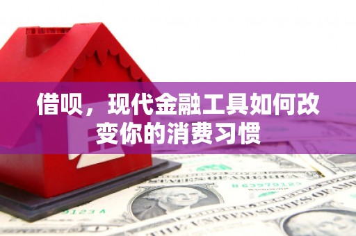 新北借呗，现代金融工具如何改变你的消费习惯