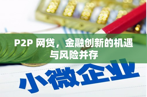 乌恰P2P 网贷，金融创新的机遇与风险并存