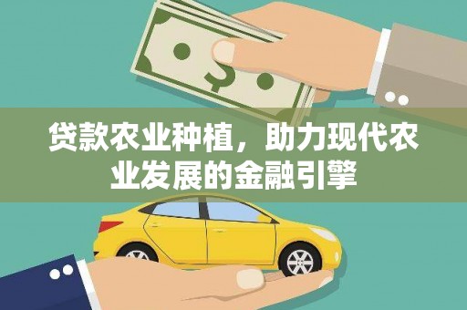 阜城贷款农业种植，助力现代农业发展的金融引擎