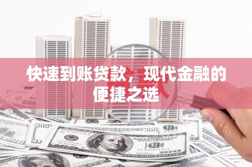 大丰快速到账贷款，现代金融的便捷之选