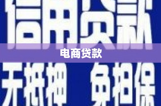 台州电商贷款