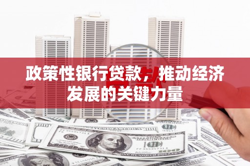 永川政策性银行贷款，推动经济发展的关键力量