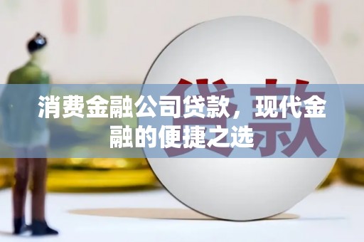 蕉城消费金融公司贷款，现代金融的便捷之选