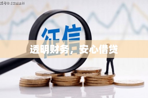 疏勒透明财务，安心借贷