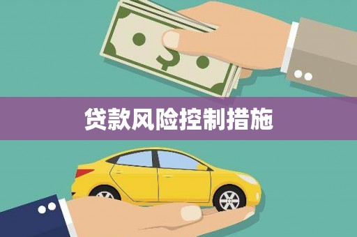 赣州贷款风险控制措施